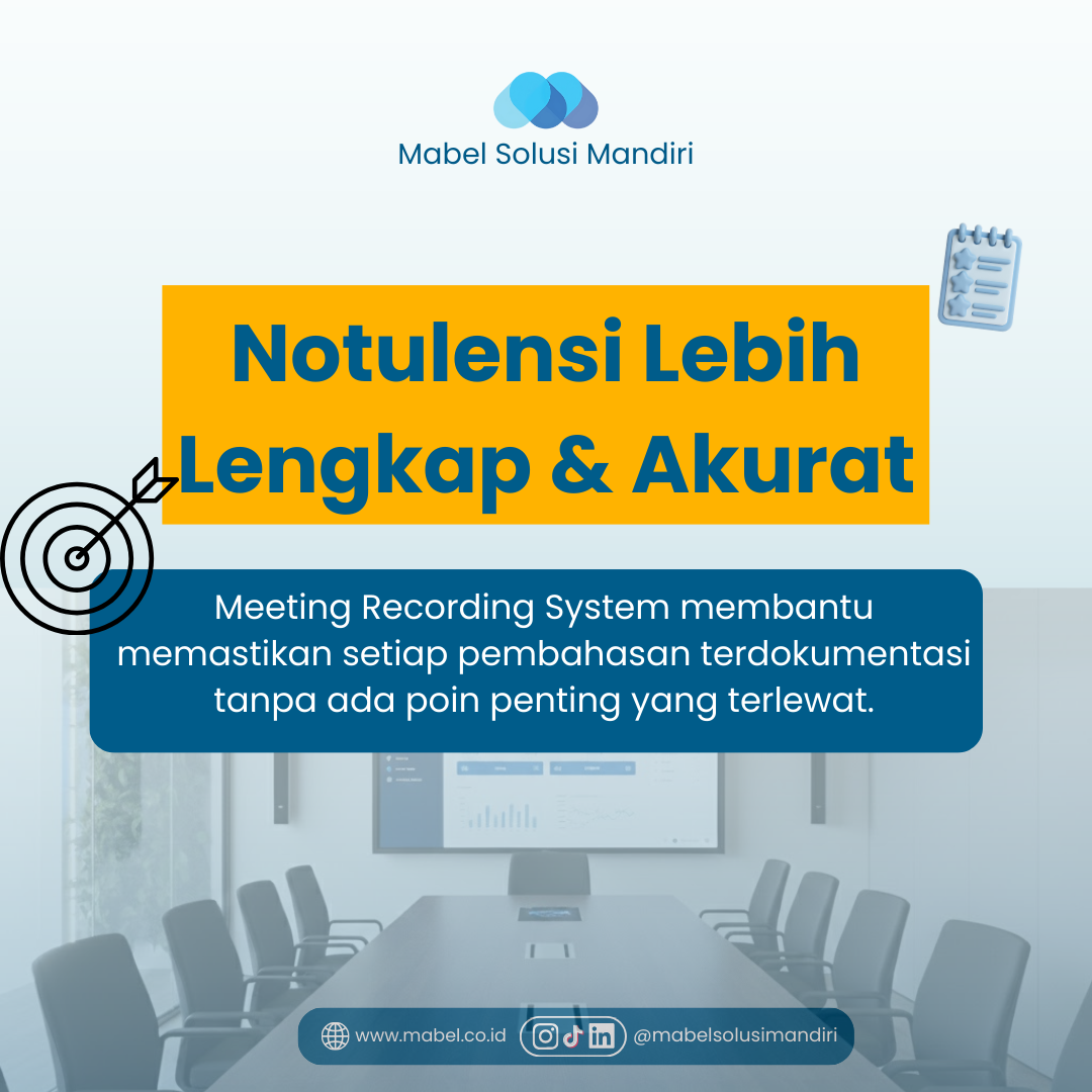 Solusi untuk Mengatasi Notulensi yang Tidak Lengkap dengan Meeting Recording System