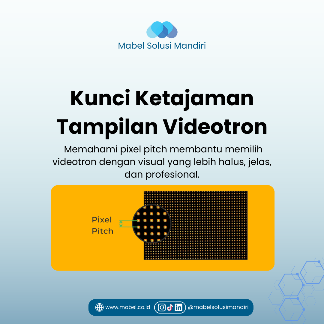 Pentingnya Pixel Pitch dalam Menentukan Kualitas LED Videotron